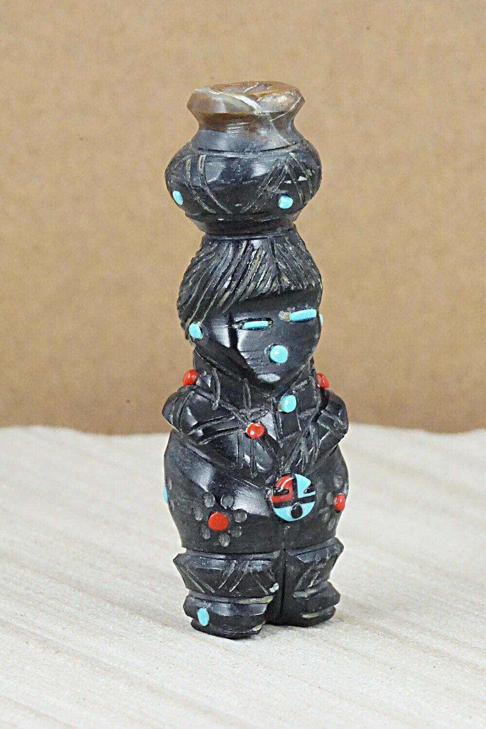 Ola Maiden Zuni Fetish Carving - Danette Laate