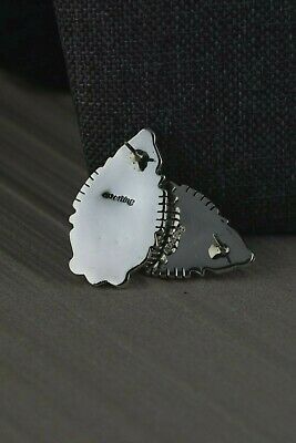 Navajo Turquoise & Sterling Silver Earrings - Freida Martinez - High Lonesome Trading