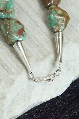 Turquoise & Sterling Silver Necklace - Navajo