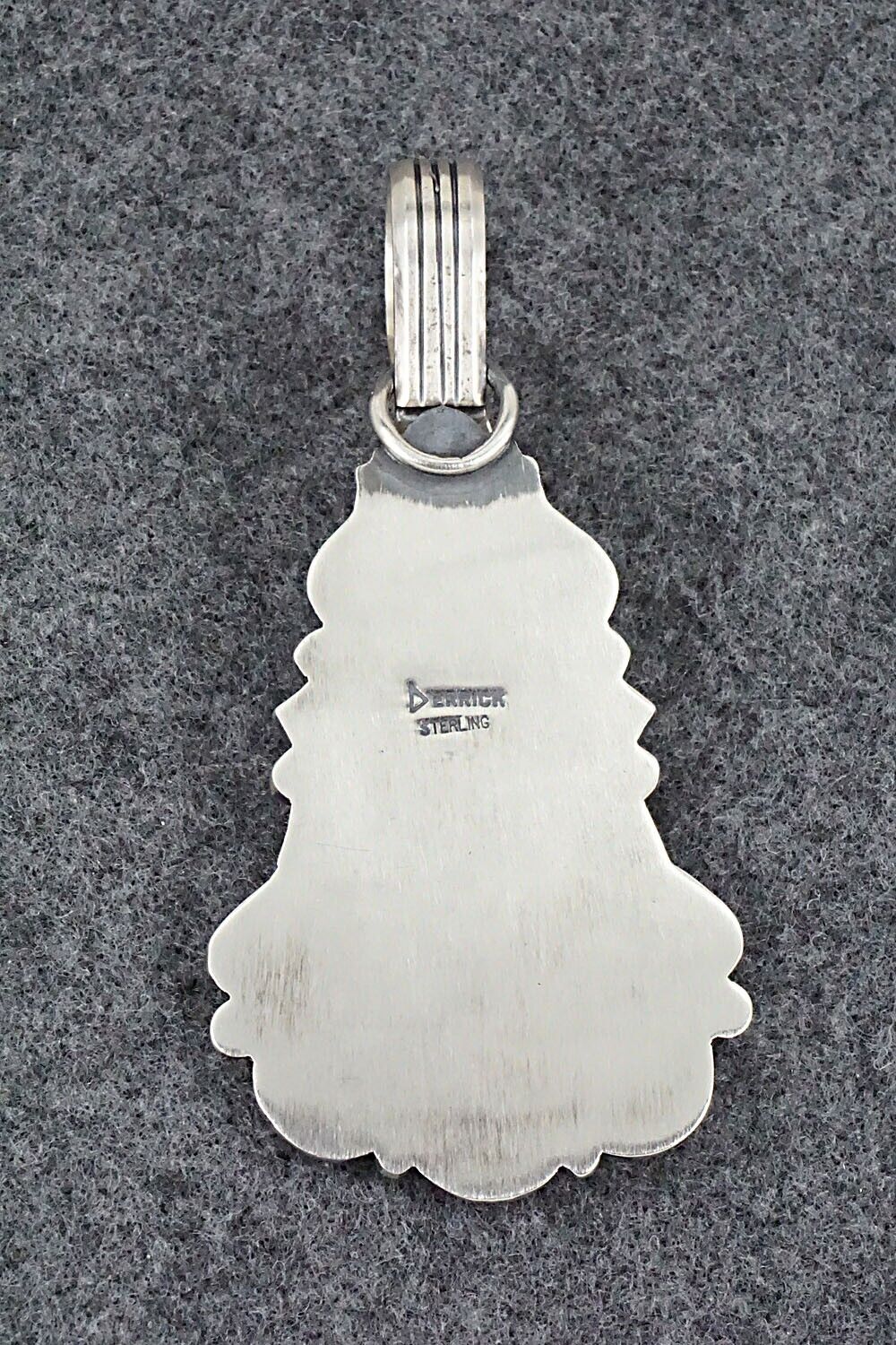 Turquoise and Sterling Silver Pendant - Derrick Gordon