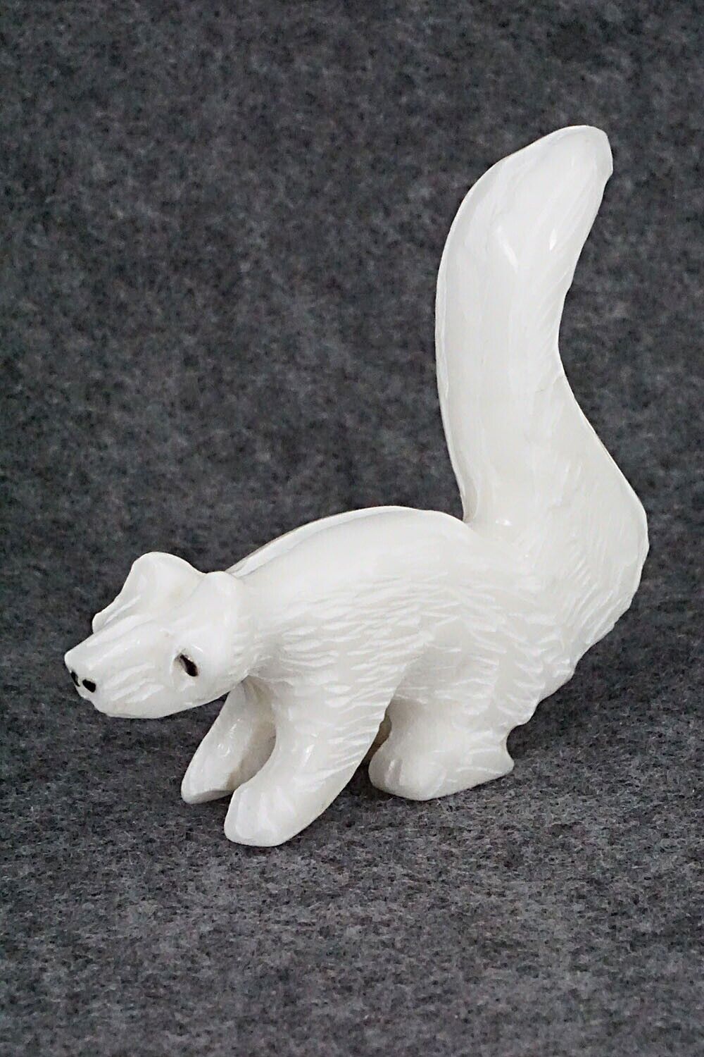 Badger Zuni Fetish Carving - Russell Shack