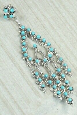 Turquoise & Sterling Silver Earrings - Wayne Johnson Jr.