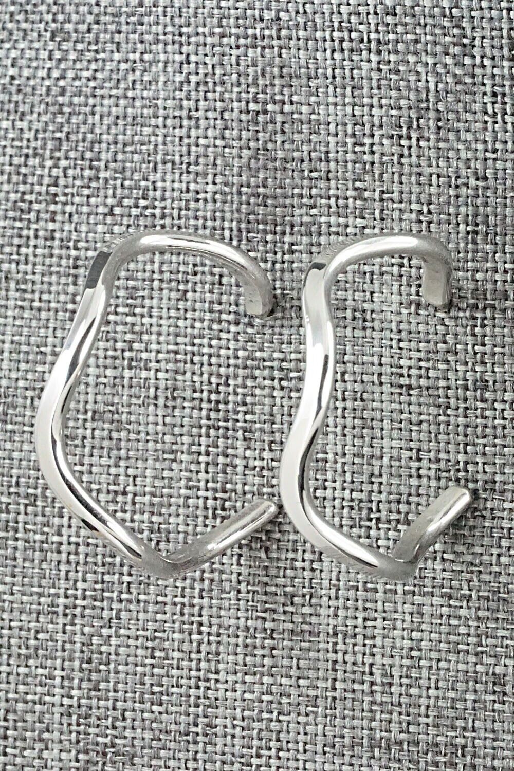 Sterling Silver Hoop Earrings - Elaine Tahe