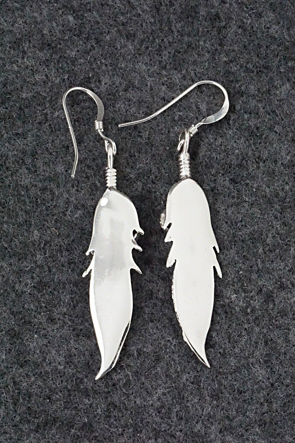 Coral & Sterling Silver Earrings - Louise Joe