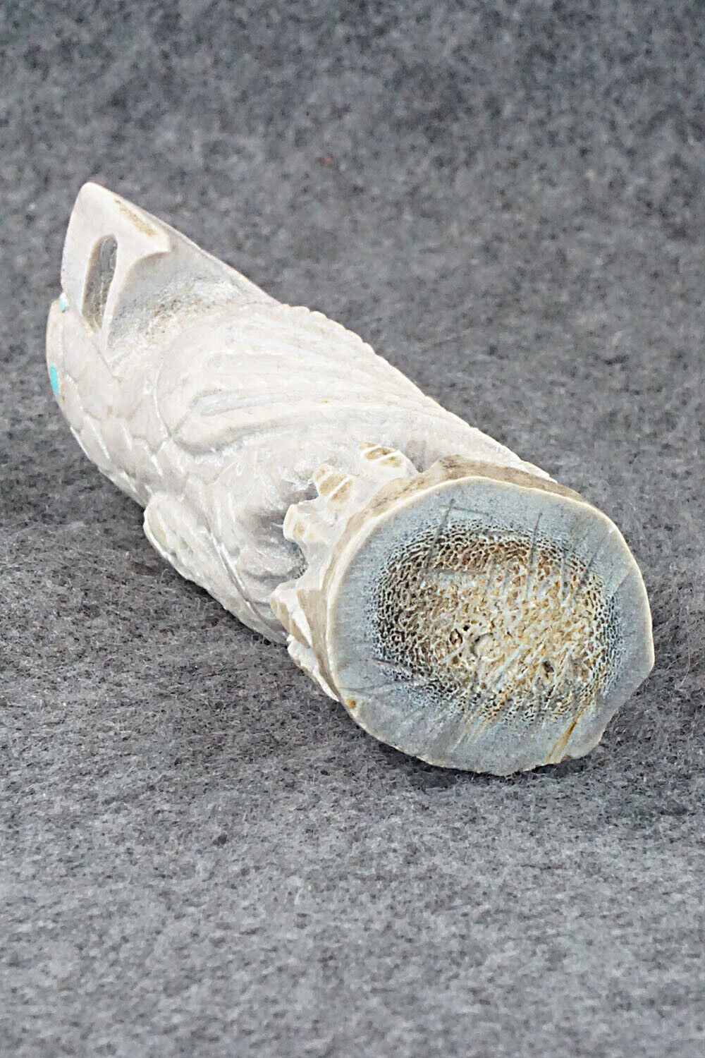 Eagle Zuni Fetish Carving - Garrick Weeka