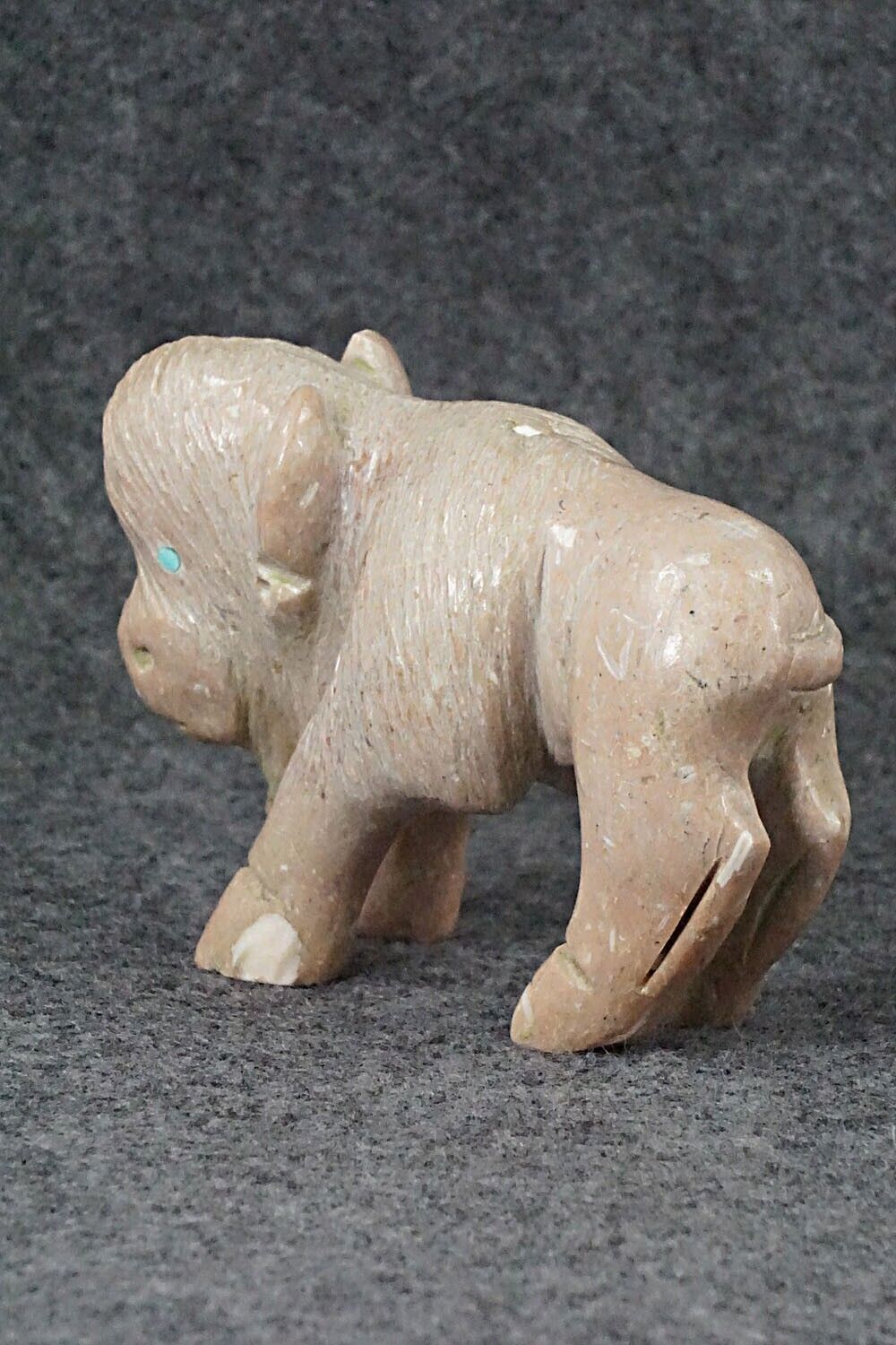 Buffalo Zuni Fetish Carving - Jonas Hustito