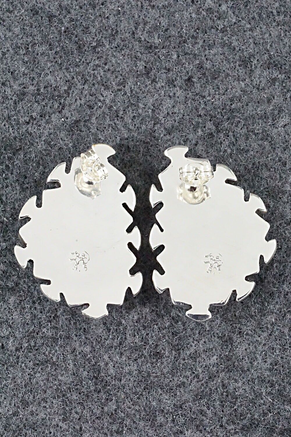Turquoise and Sterling Silver Earrings - Sharon McCarthy