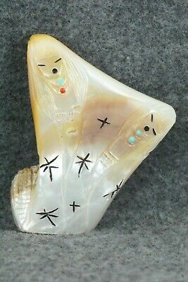 Corn Maiden Zuni Fetish Carving - Sandra Quandelacy