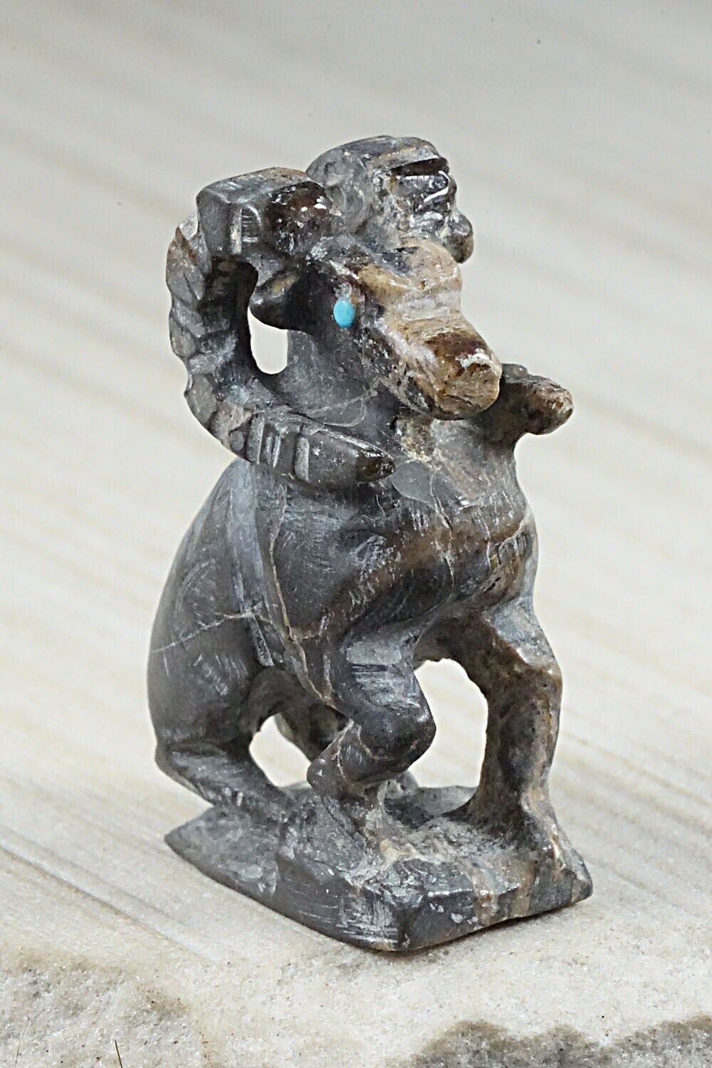 Ram Zuni Fetish Carving - Jerrold Lahaleon