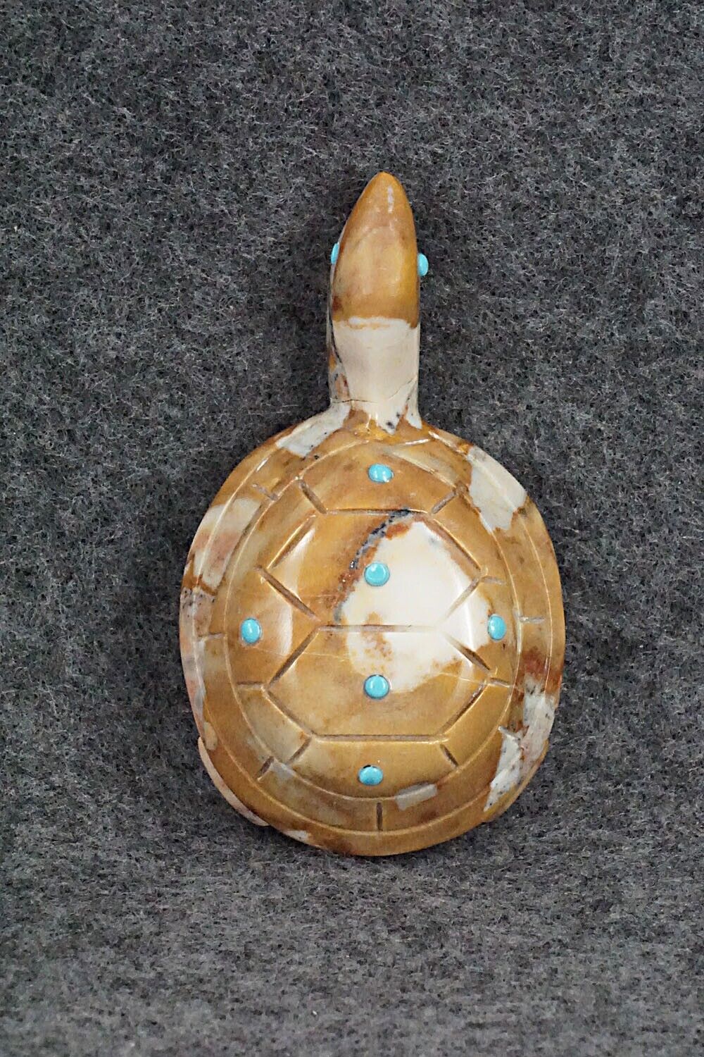 Turtle Zuni Fetish Carving - Ronnie Lunasee