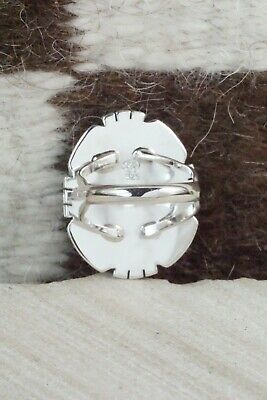 Turquoise & Sterling Silver Ring - Samuel Yellowhair - Size 6.75