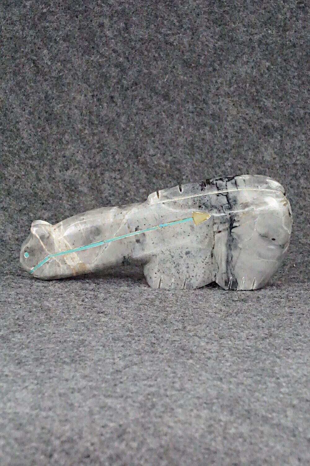 Mountain Lion Zuni Fetish Carving - Joshua Leki