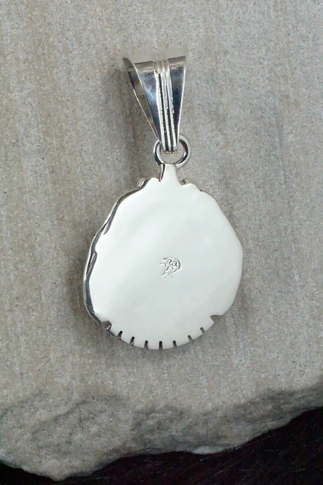 Turquoise & Sterling Silver Pendant - Samuel Yellowhair