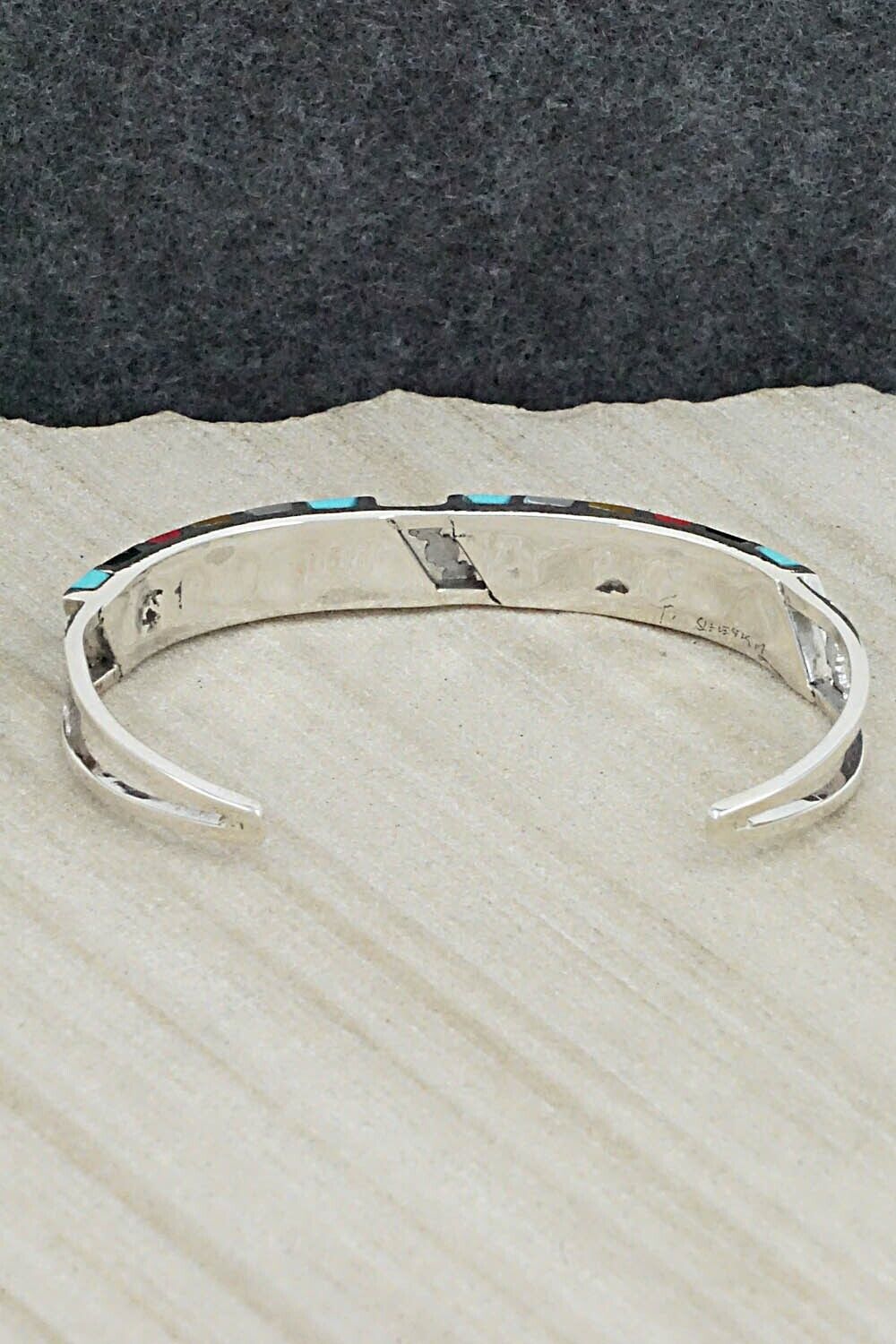 Multi Stone & Sterling Silver Bracelet - Fabian Sheyka