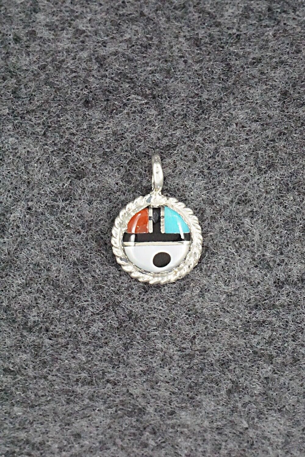 Multi Stone & Sterling Silver Pendant - Elvira Kiyite