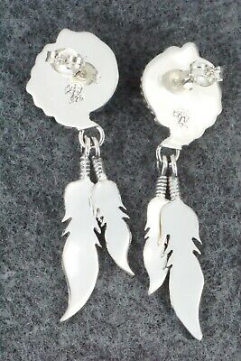 Amber & Sterling Silver Earrings - Annie Spencer