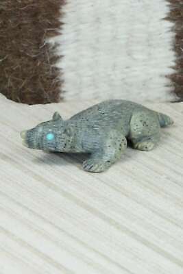Badger Zuni Fetish Carving - Lance Cheama