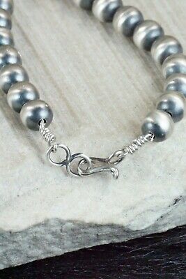 Sterling Silver Navajo Pearl Necklace - Jan Mariano