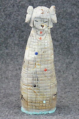 Corn Maiden Zuni Fetish Carving - Sandra Quandelacy