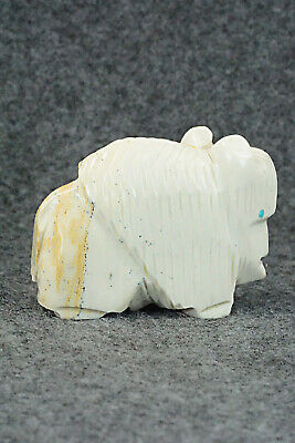 Buffalo Zuni Fetish Carving - Gilbert Lonjose