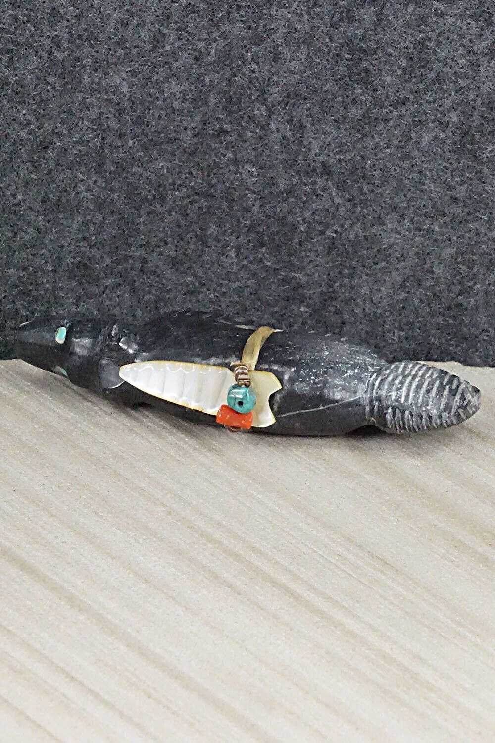 Wolf Zuni Fetish Carving - Peter Gasper
