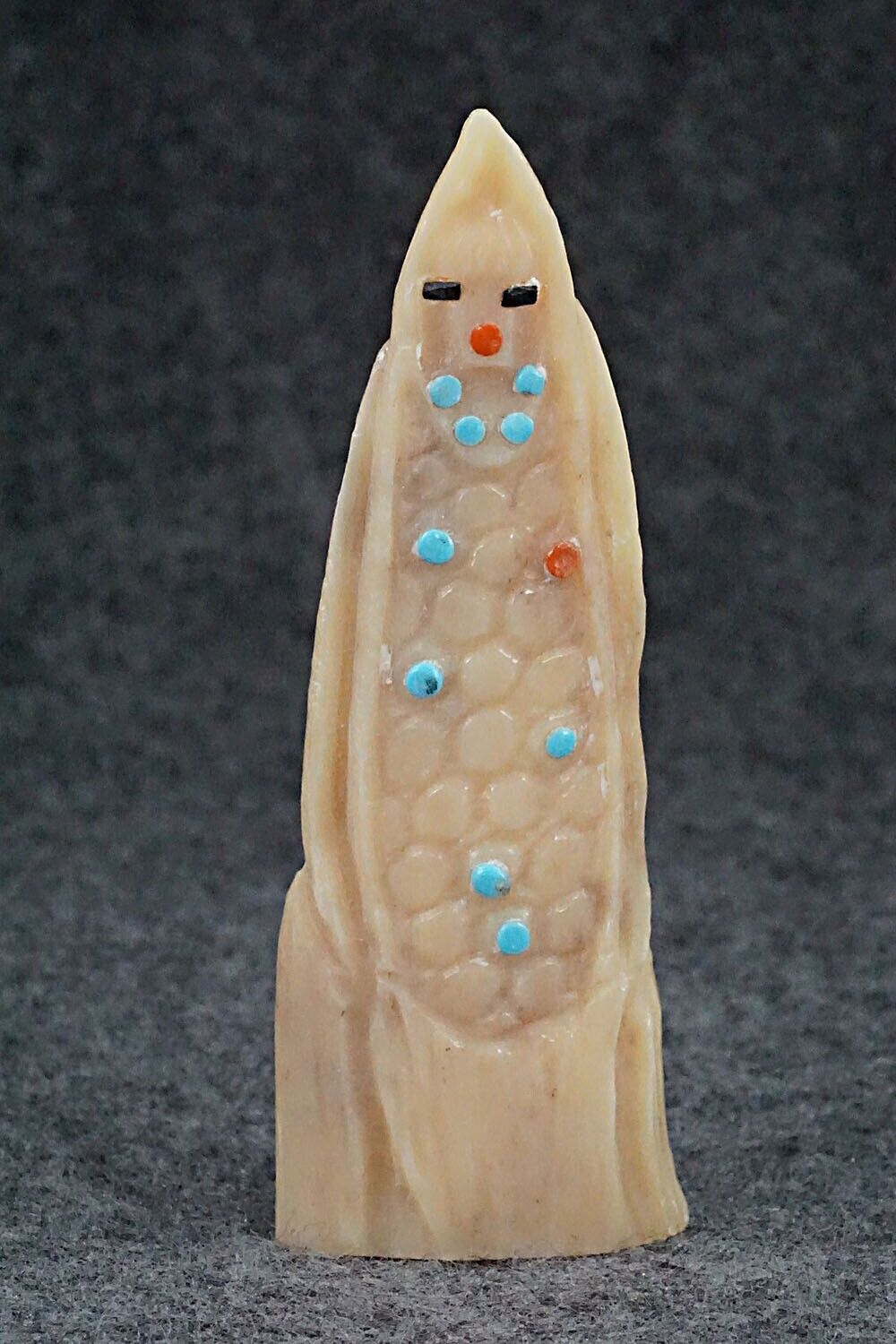Corn Maiden Zuni Fetish Carving - Derrick Kaamasee