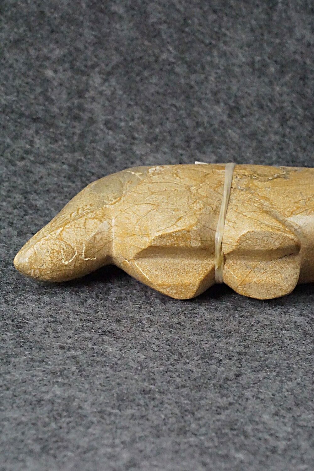 Wolf Zuni Fetish Carving - Delvin Leekya
