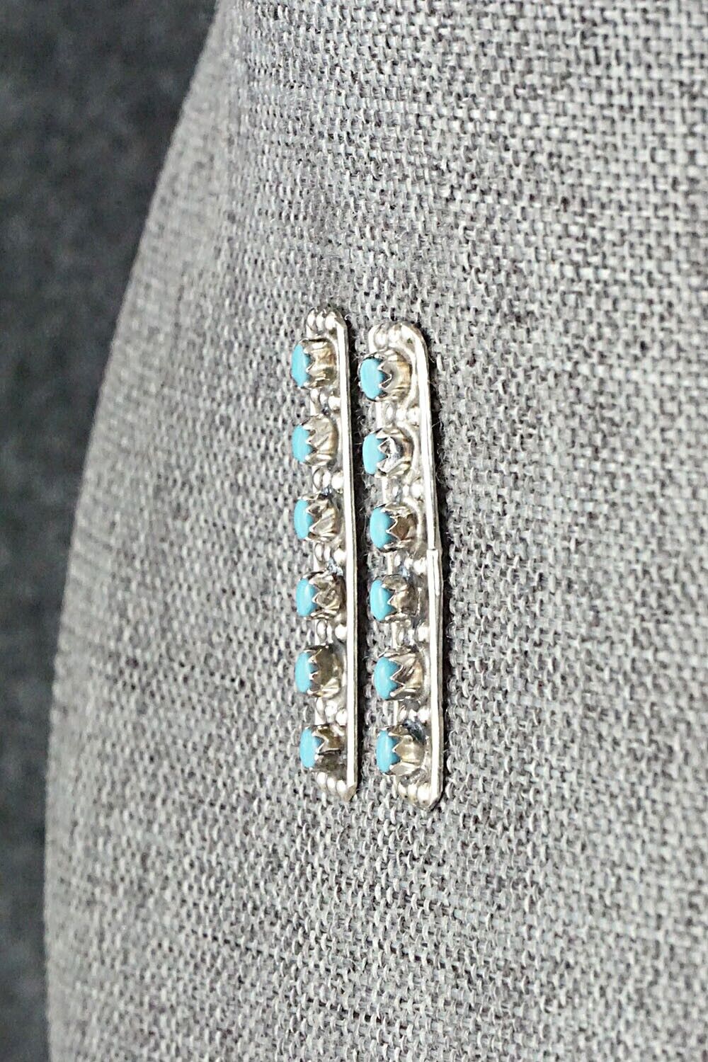 Turquoise & Sterling Silver Earrings - Joanne Cheama