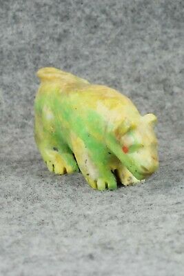 Mountain Lion Zuni Fetish Carving - Andres Quandelacy