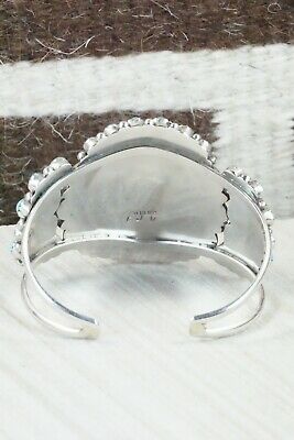 Turquoise and Sterling Silver Bracelet - Eunise Wilson
