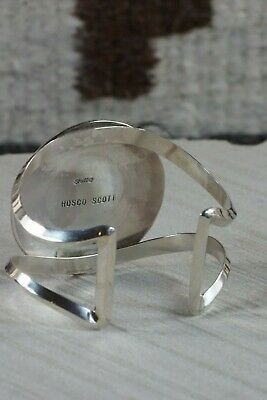Navajo Turquoise & Sterling Silver Bracelet - Rosco Scott - High Lonesome Trading