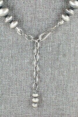 Sterling Silver Navajo Pearl Necklace - Preston Haley