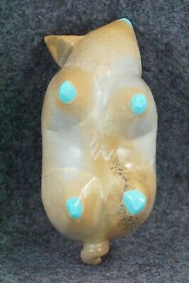 Pig Zuni Fetish Carving - Enrike Leekya