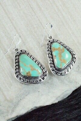 Turquoise and Sterling Silver Earrings - Sharon McCarthy