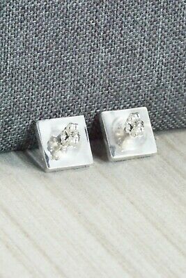 Turquoise & Sterling Silver Earrings - Charles Malani - High Lonesome Trading