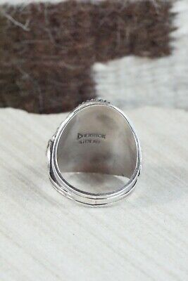 Turquoise & Sterling Silver Ring - Derrick Gordon - Size 10