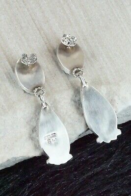 Turquoise and Sterling Silver Earrings - Selina Warner