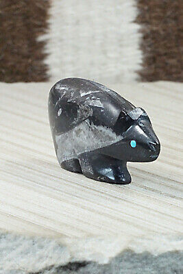 Bear Zuni Fetish Carving - Ronnie Lunasee