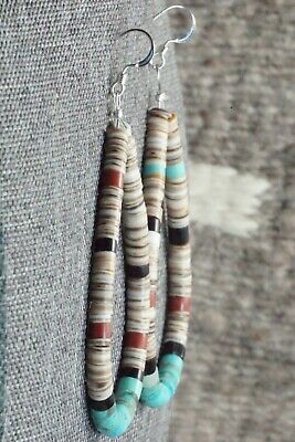 Multi Stone & Sterling Silver Earrings - Torevia Crespin
