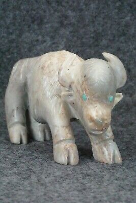 Buffalo Zuni Fetish Carving - Jonas Hustito
