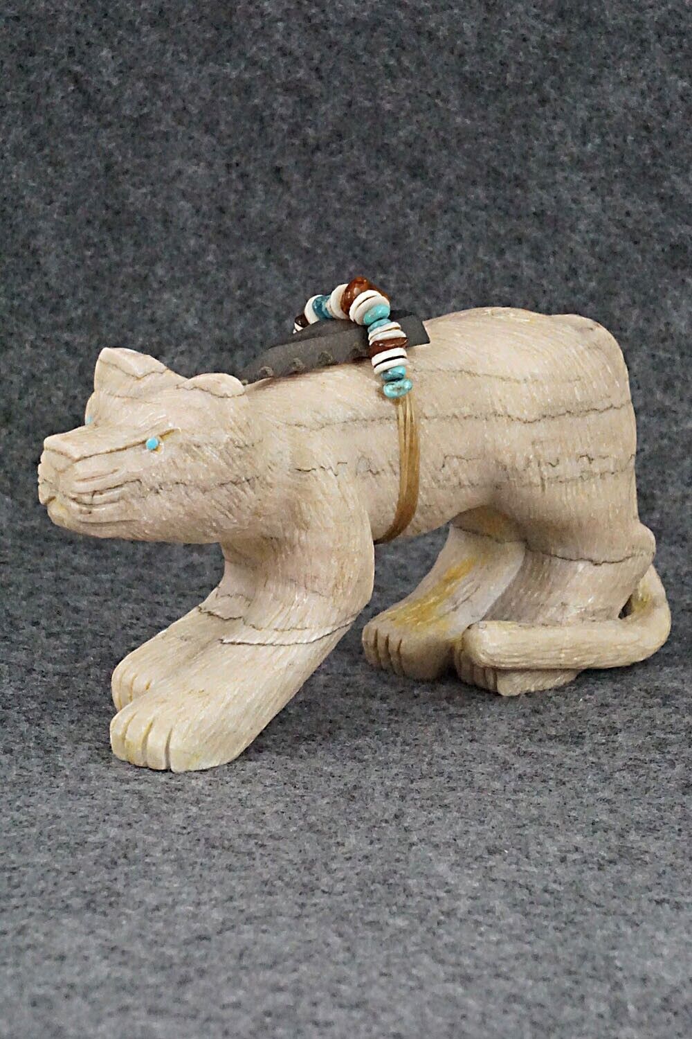 Mountain Lion Zuni Fetish Carving - Douglas Martza