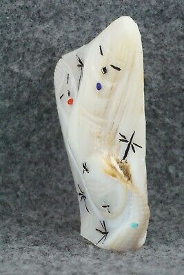 Corn Maiden Zuni Fetish Carving - Sandra Quandelacy