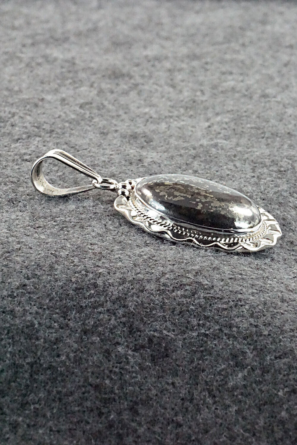 Marcasite & Sterling Silver Pendant - Samuel Yellowhair