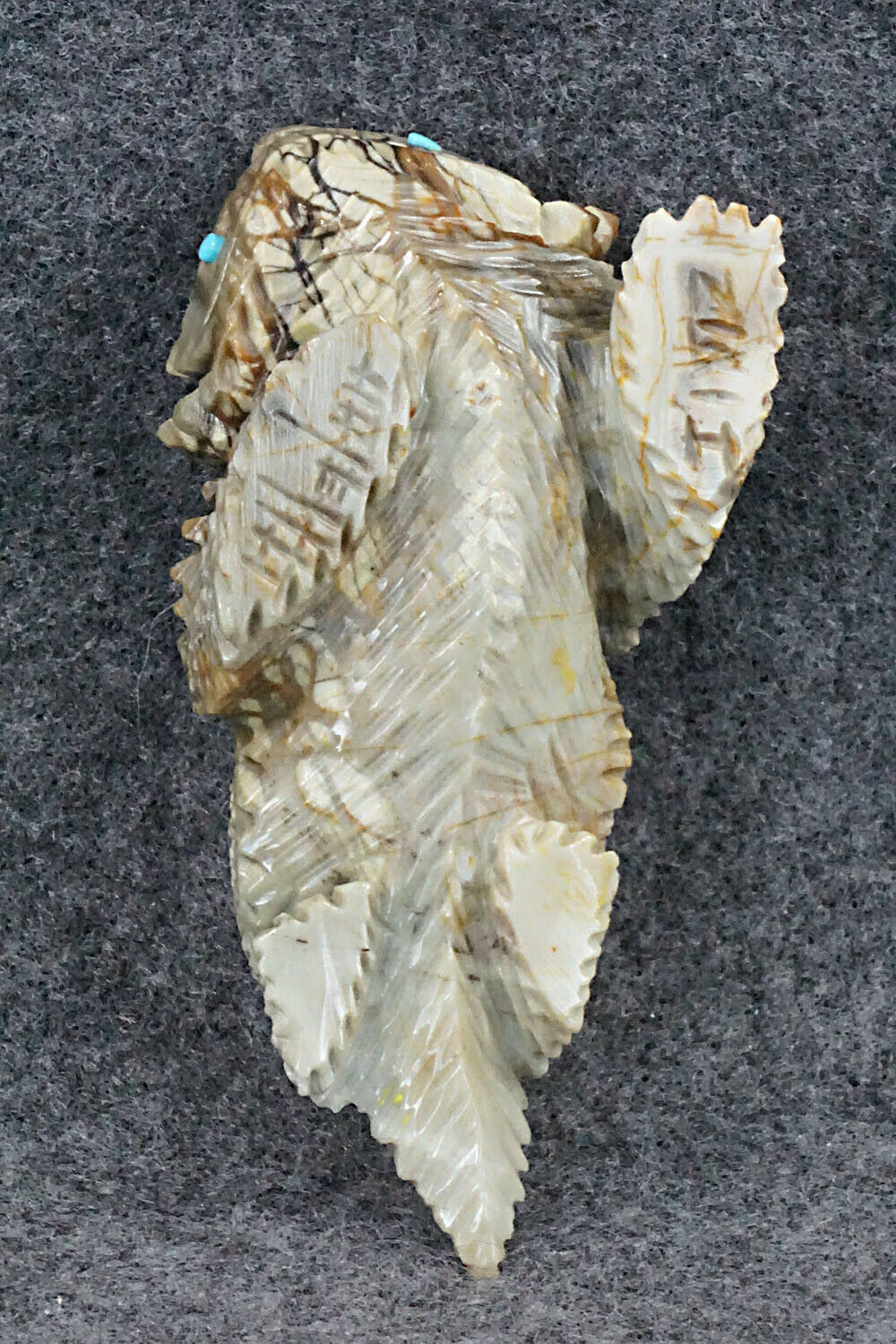 Horned Toad Zuni Fetish Carving - Alvin Haloo
