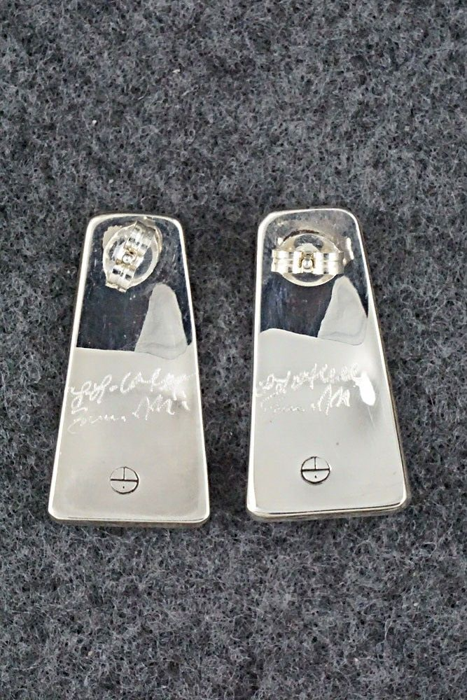 Multi Stone & Sterling Silver Earrings - Leander Othole