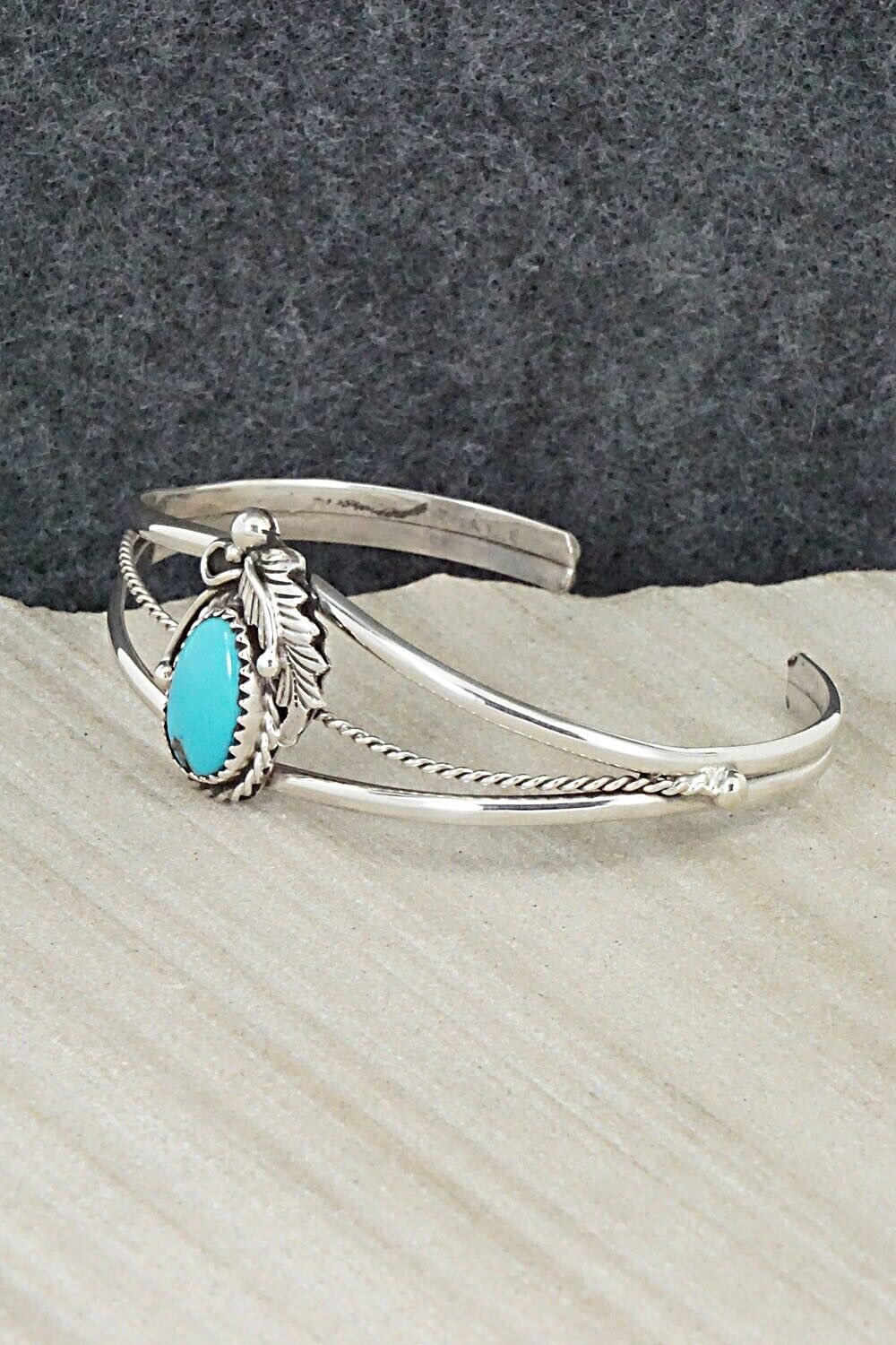 Turquoise & Sterling Silver Bracelet - Alice Rose Saunders