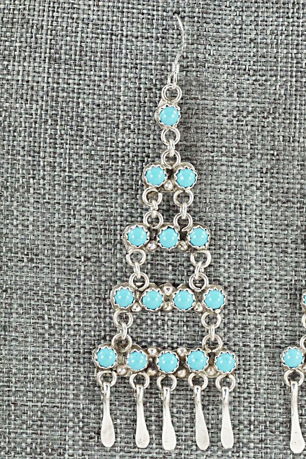 Turquoise & Sterling Silver Earrings - Sylvia Chee