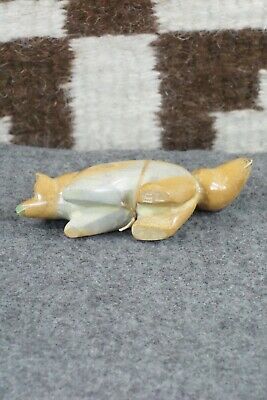 Wolf Zuni Fetish Carving - Enrike Leekya