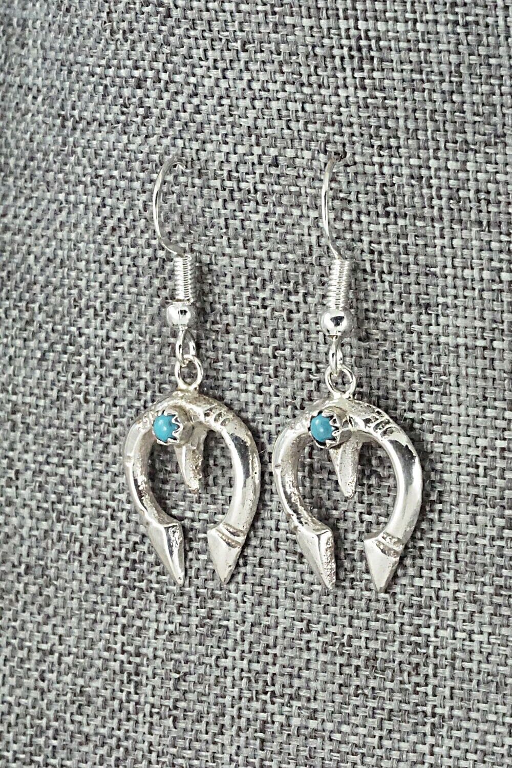 Turquoise & Sterling Silver Earrings - Lorraine Chee