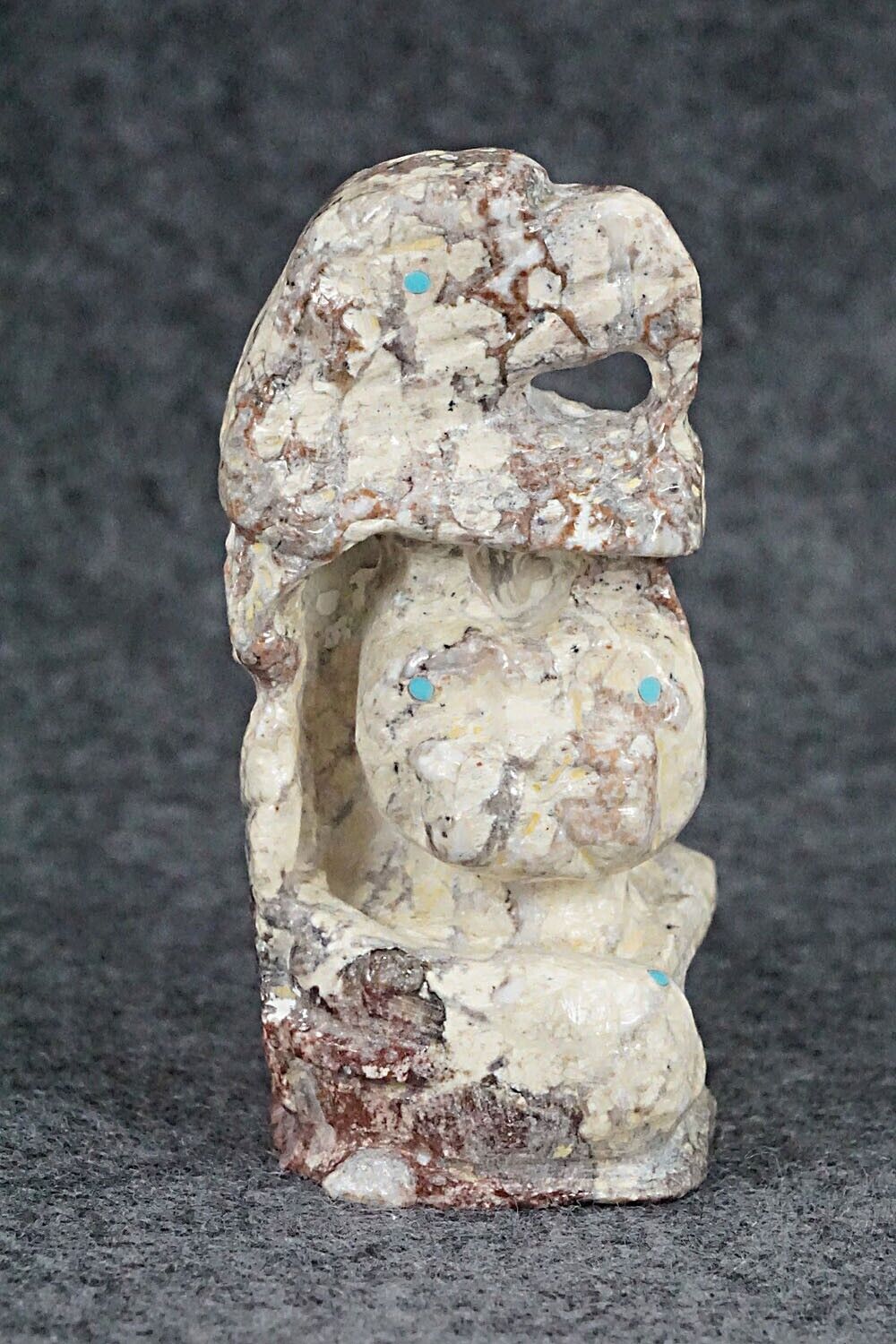 Multi-Direction Zuni Fetish Carving - Jerrold Lahaleon